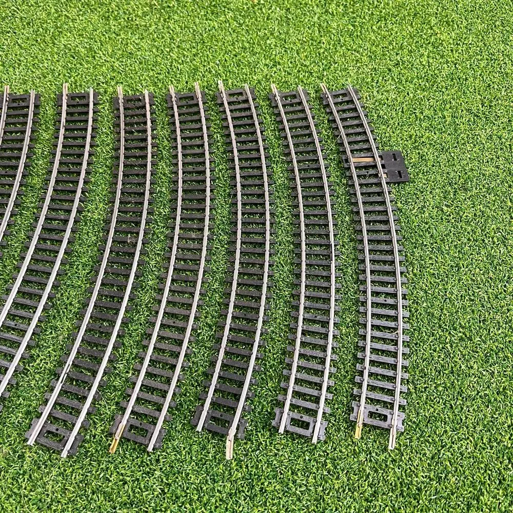 Vintage Model Train Curved Tracks HO Scale Railway Layout